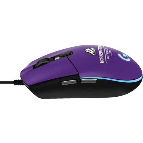 Texas Christian University Horned Frogs Fort Worth G203 Prodigy RGB Wired Gaming Mouse Skin